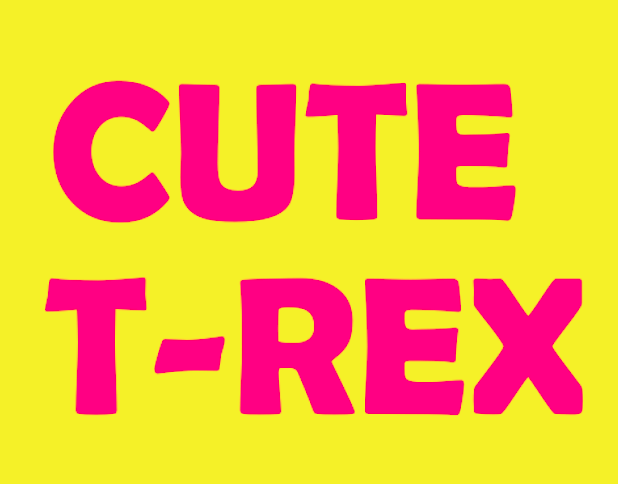 Cute t-rex
